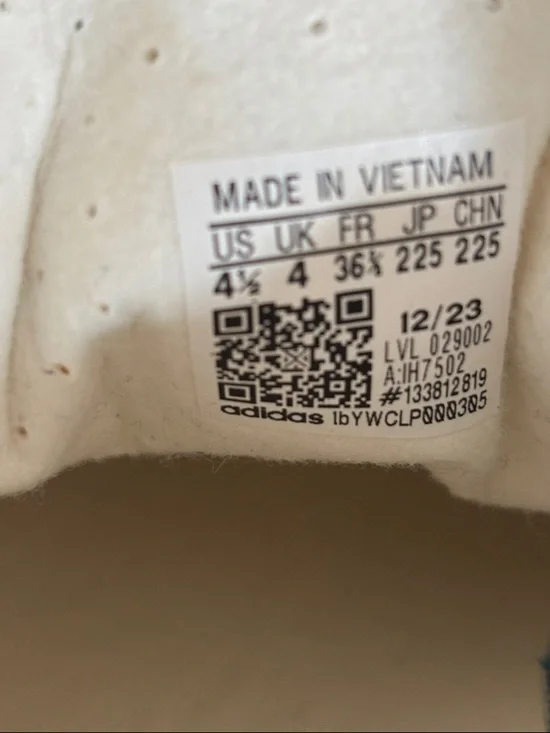 adidas sambas off white & dark green size 6 - Picture 6 of 6